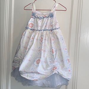 Wendy Bellissimo cotton floral toddler dress